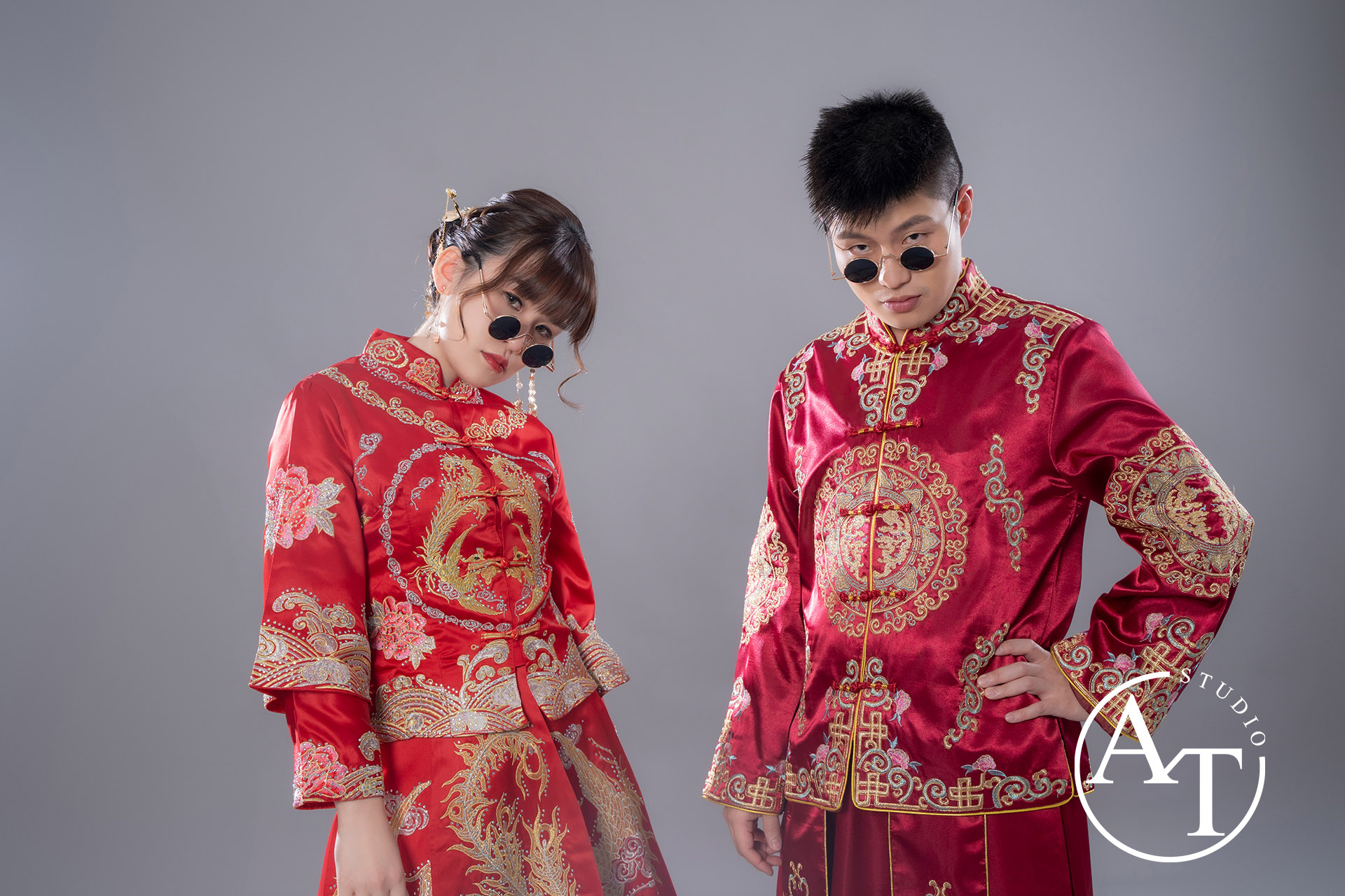 HK Prewedding 香港婚紗攝影 中式裙褂 Chinese Wedding Gown - AT Studio Prewedding